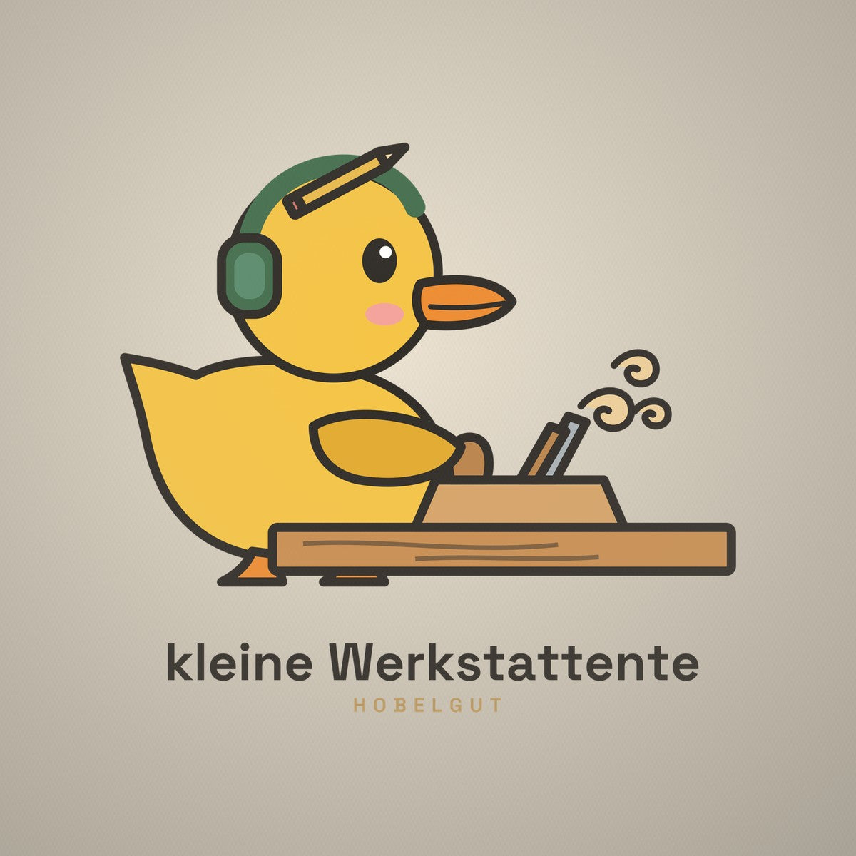 Werkstattente „kleine Werkstattente“ – Kinder-T-Shirt aus Bio-Baumwolle