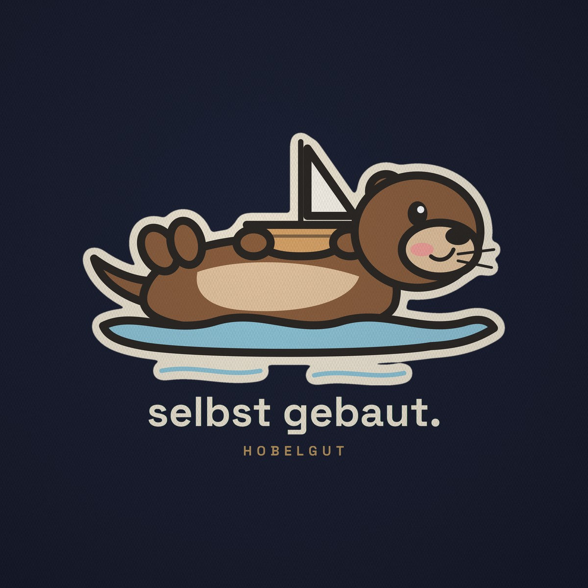 Otter „selbst gebaut.“ – Babybody aus Bio-Baumwolle